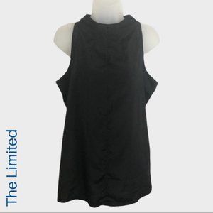Women's The Limited mixed media polyester & modal black tank size large